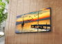 Wallity Reloj de Pared Decorativo de Lienzo Multicolor (3 Piezas)